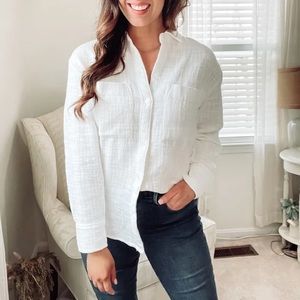 Abercrombie u0026 Fitch | Tops | Abercrombie Oversized Tweed Button Up Shirt  Size Xl | Poshmark